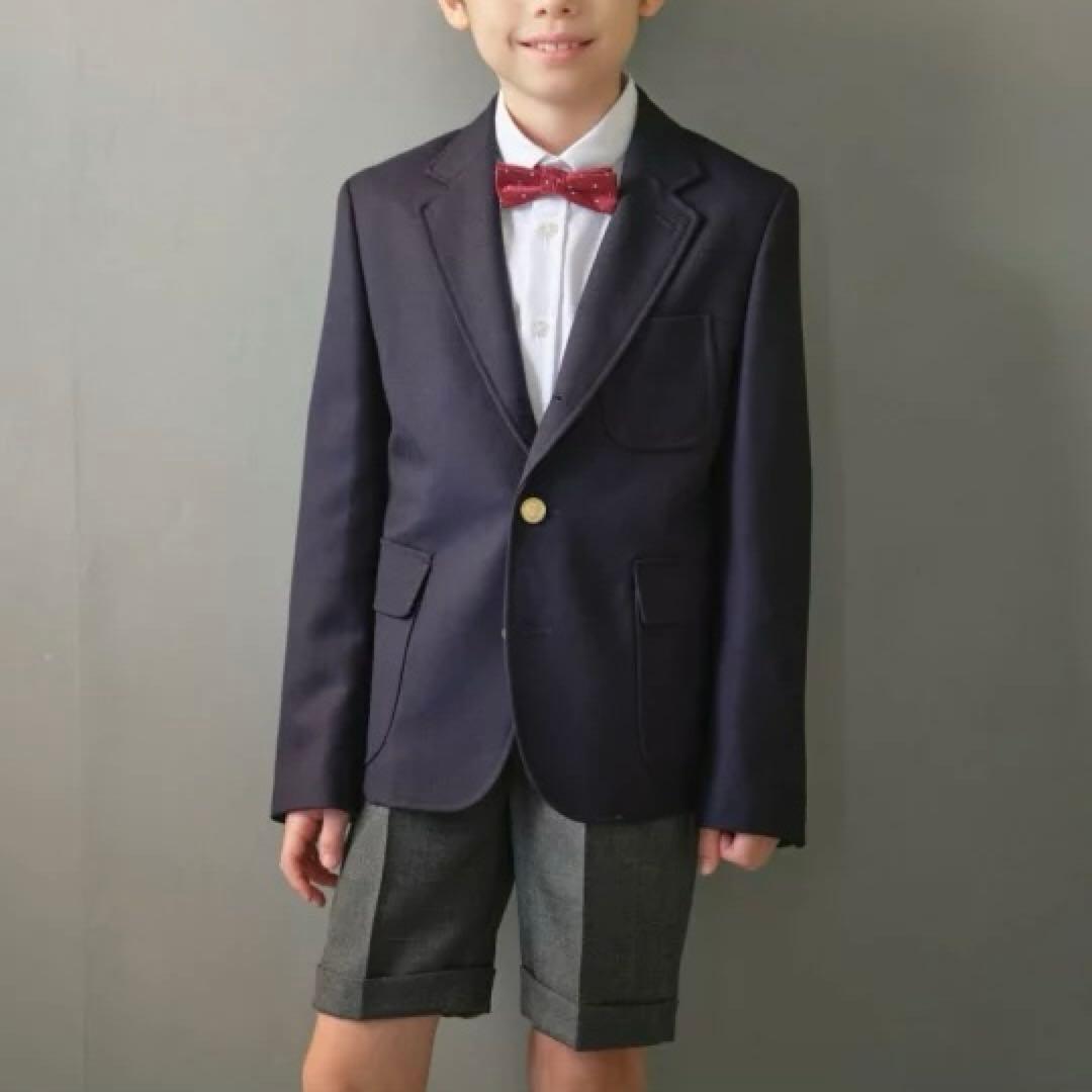 極美品★【130】J.PRESS フォーマル 4点 スーツ セット 金ボタン