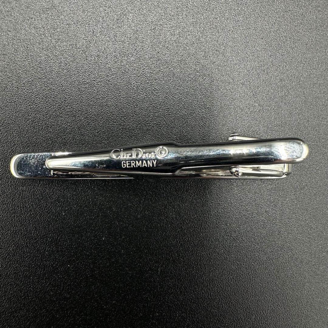 希少 Christian Dior シルバー ネクタイピン ラインストーン 10