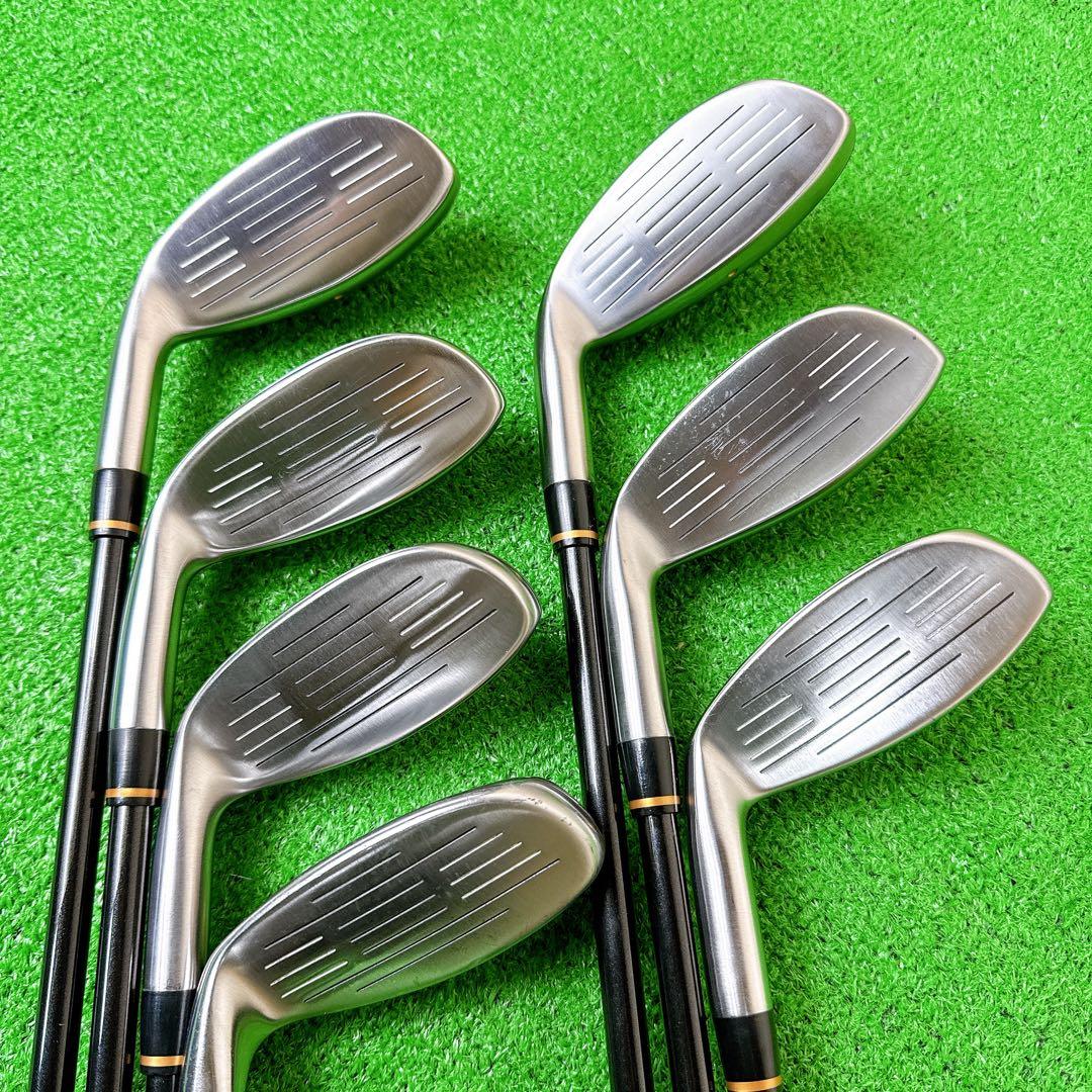 【美品】 SPALDING パワーアイアン SE 7本 ユーティリティアイアン