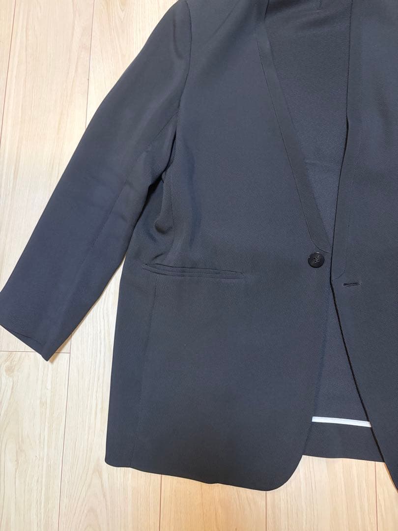 overcoat ノーカラージャケット MB Collerless ブラック