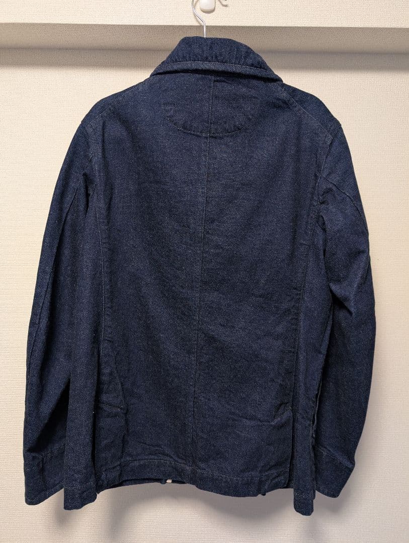 DANTON ダントン　デニムジャケット　34　カバーオール　丸襟