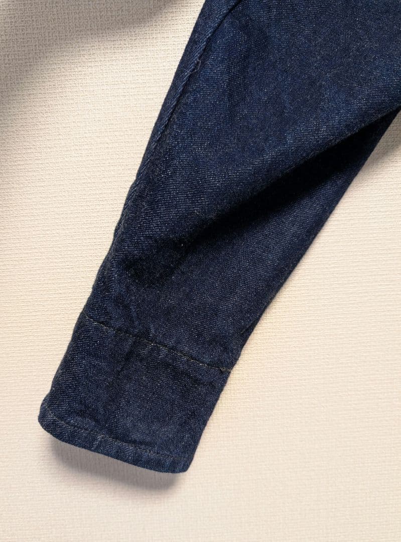 DANTON ダントン　デニムジャケット　34　カバーオール　丸襟