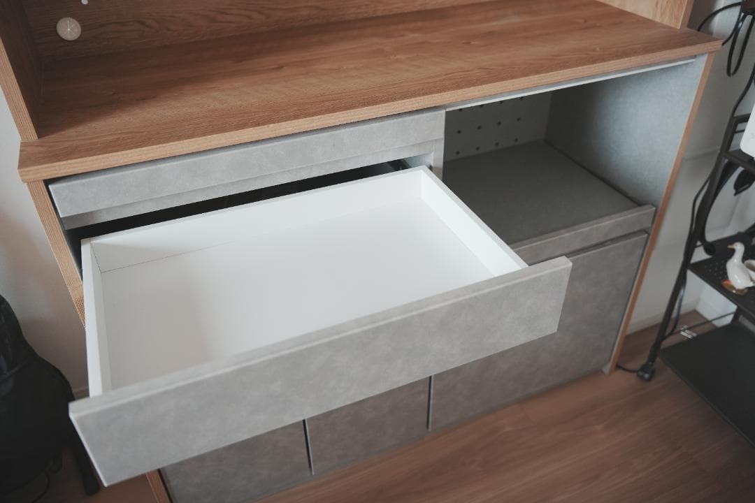 [幅120] LOWYA キッチンボード 大川家具