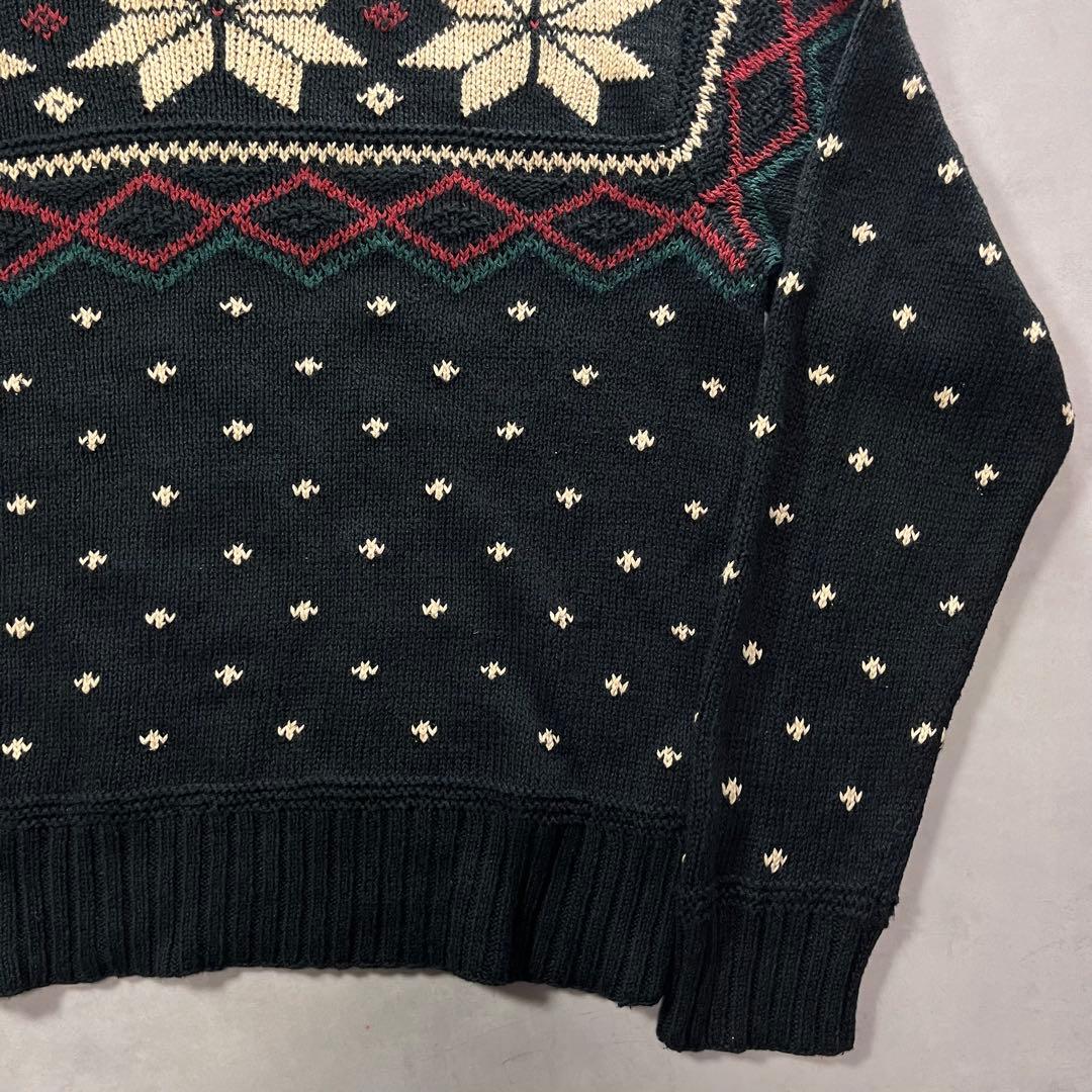 ◎90s Polo by Ralph Lauren バーズアイ ハンドニット