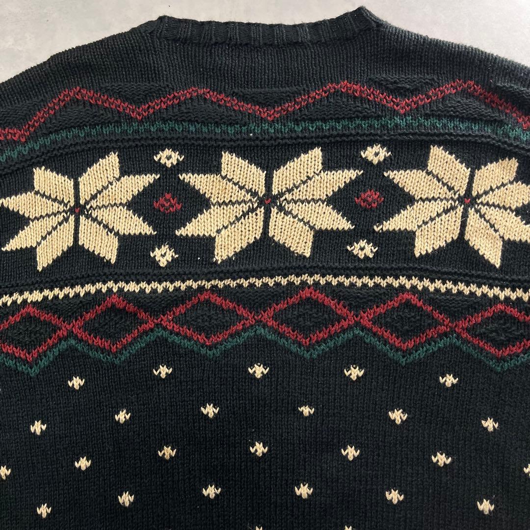 ◎90s Polo by Ralph Lauren バーズアイ ハンドニット