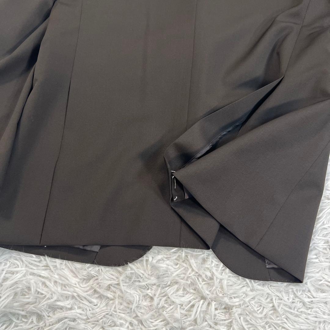 未使用タグ付スーツカンパニー高級カノニコCANONICO スーツ　ブラウン