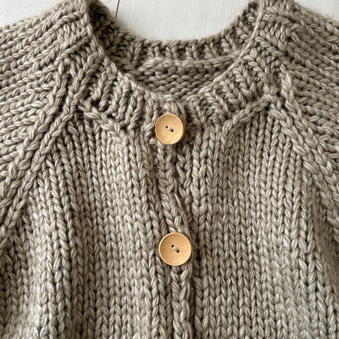 isook ハンドニットカーディガン