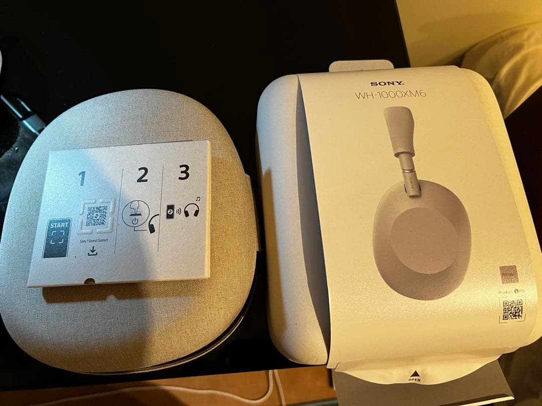 ソニー(SONY)WH-1000XM6 プラチナシルバー　ワイヤレスヘッドホン