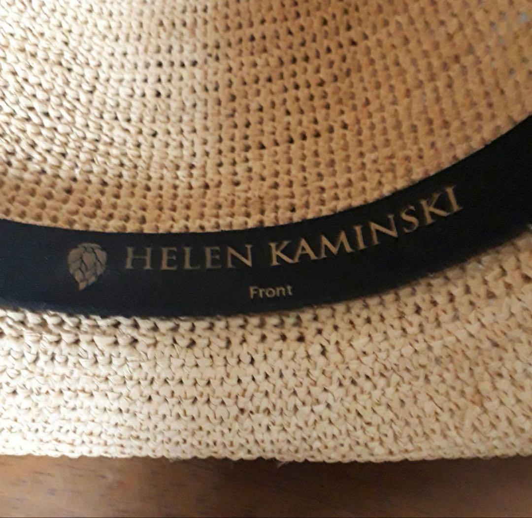 美品　ヘレンカミンスキー　麦わら帽子