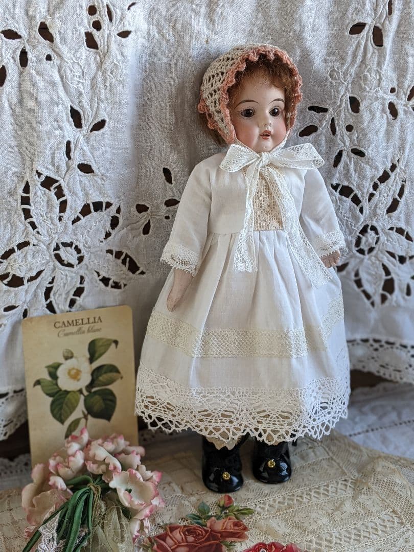 【c】アンティークビスクドール　ケストナー　約28cm