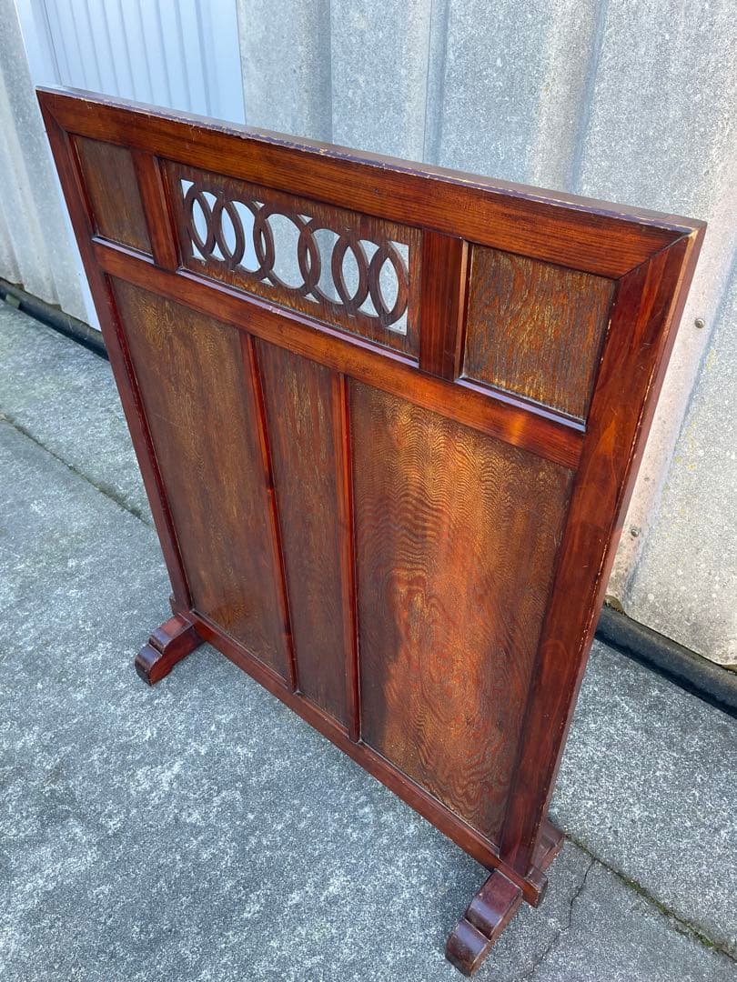 稀少/ビンテージ/古道具/当時物/無垢材/和風/衝立/パーテーション