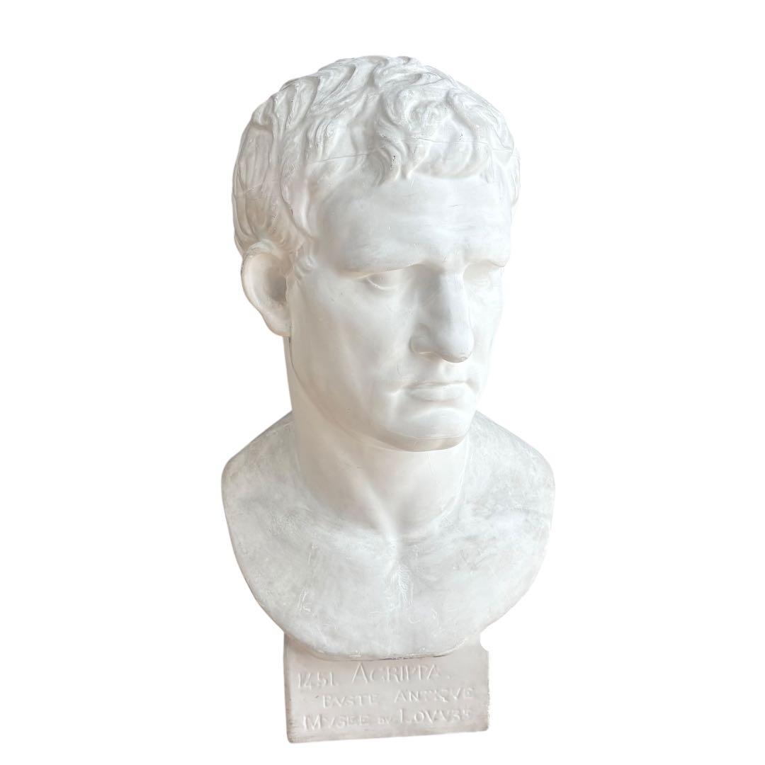 石膏像 アグリッパ 実寸サイズ 高さ59cm 美大デッサン用