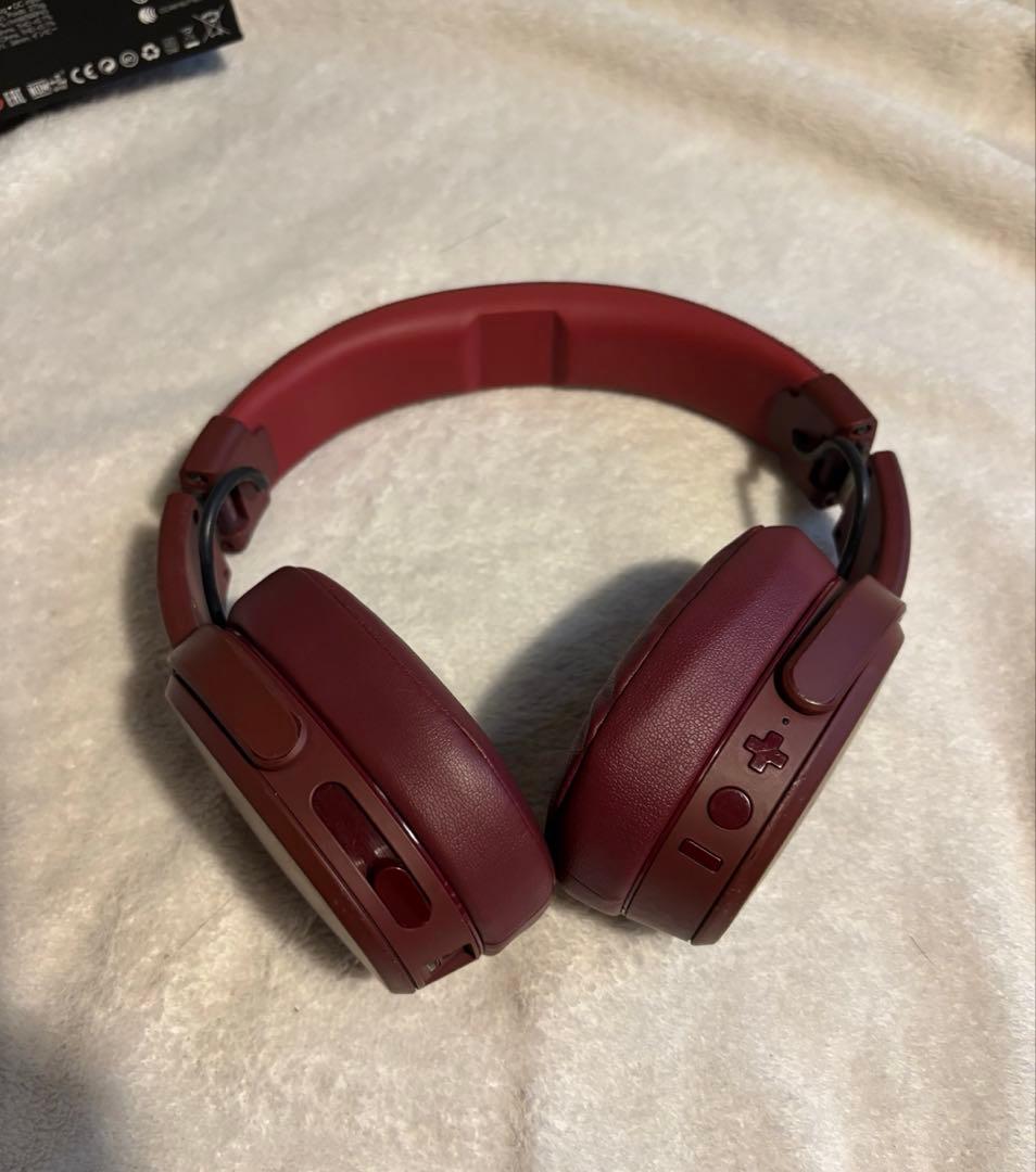 Skullcandy ワイヤレスヘッドホン　バーガンディ