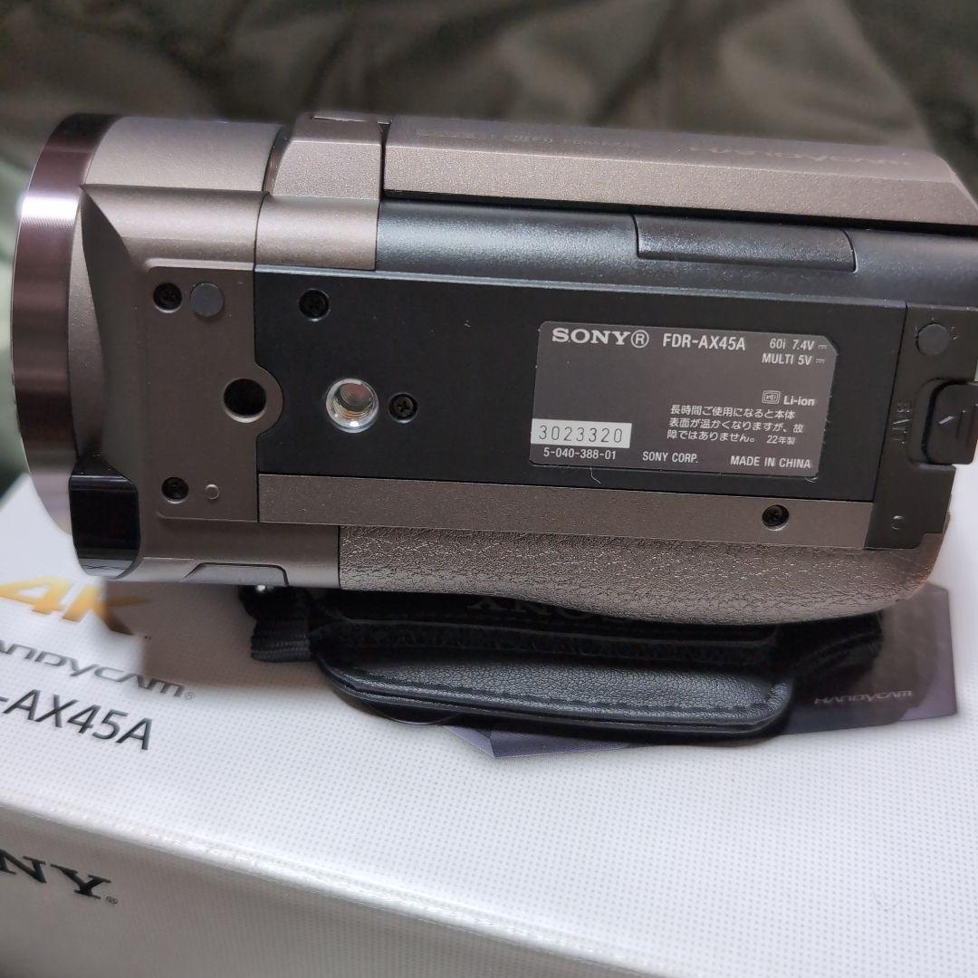 限定値下げ！SONY HANDYCAM 4K FDR-AX45A