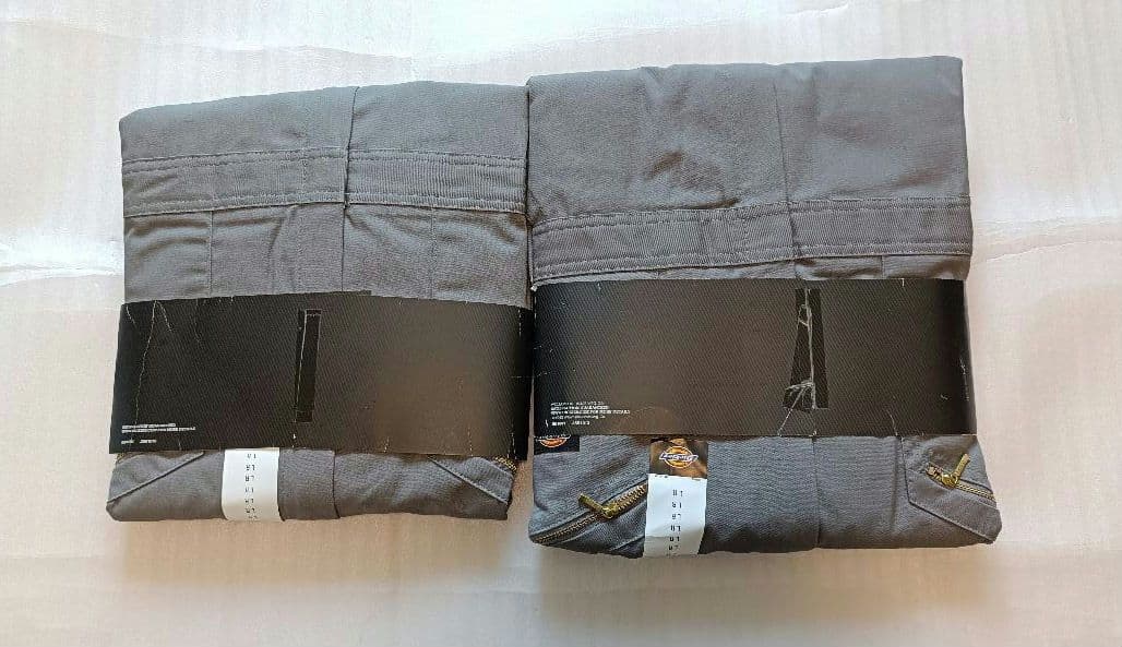 新品未使用 ディッキーズ 長袖 つなぎ L カバーオール グレー Dickies