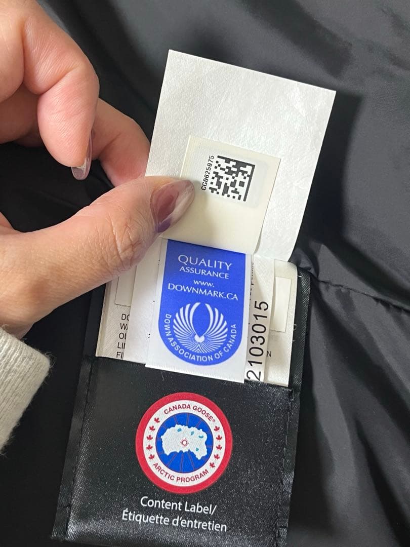 カナダグース グレー ダウンベスト