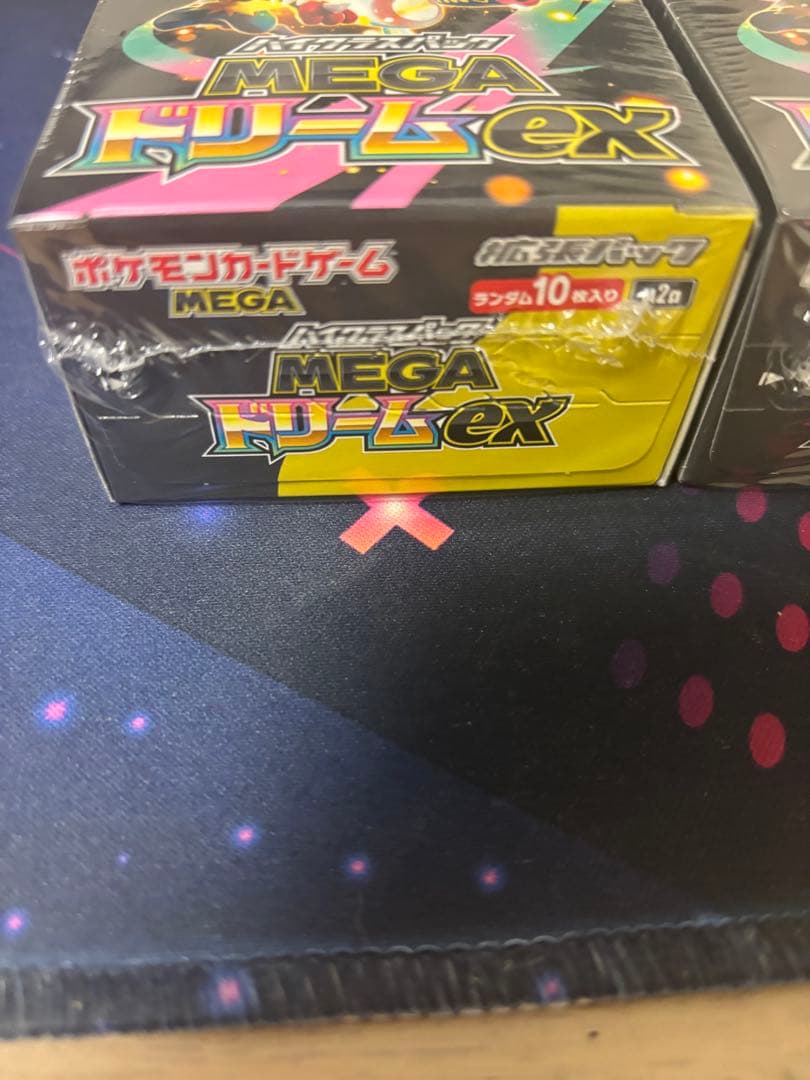 ポケモンカードゲーム　MEGAドリームEX 2BOX 新品未開封　シュリンク付き