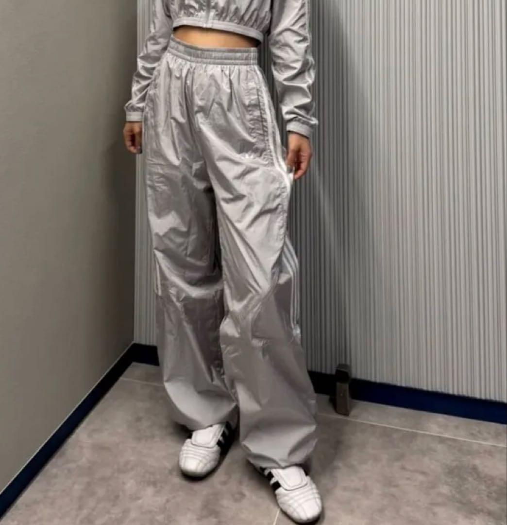 新品L】アディダス アディカラーチームガイスト　オーバーサイズ　トラックパンツ