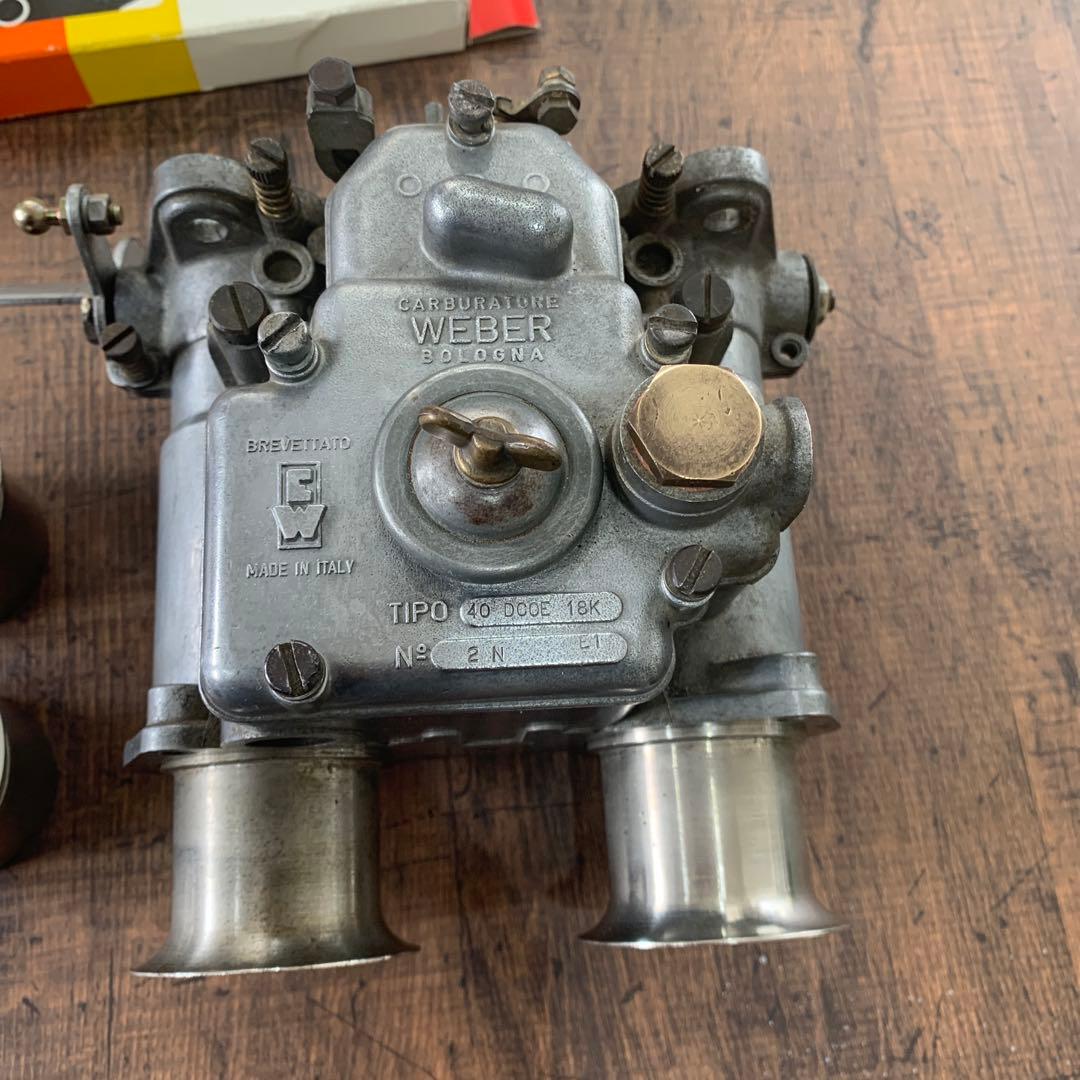 【最終値下げ】キャブレターWEBER40φ DCOE 対策前イタリア製ミニ旧車