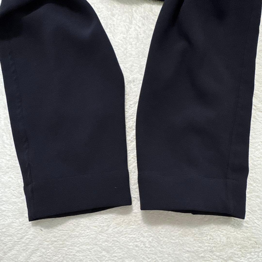 新品 ユナイテッドトウキョウ ジョーゼットノーカラージャケット 2 伸縮性 薄手