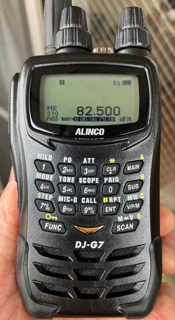 ALINCO DJ-G7T（米国仕様、国内使用不可）+純正防水スピーカマイク付