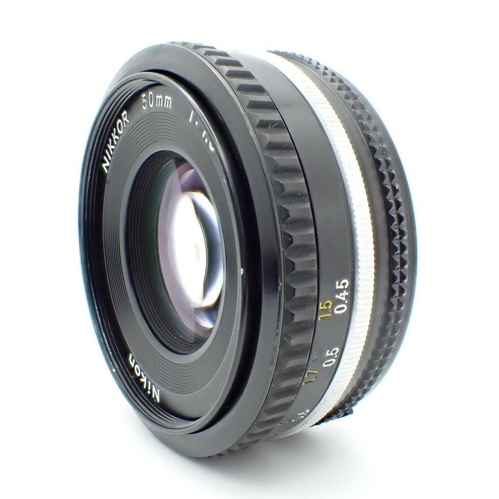 【動作確認済】Nikon Ai-s 50mm f1.8 パンケーキ 純正付属品付