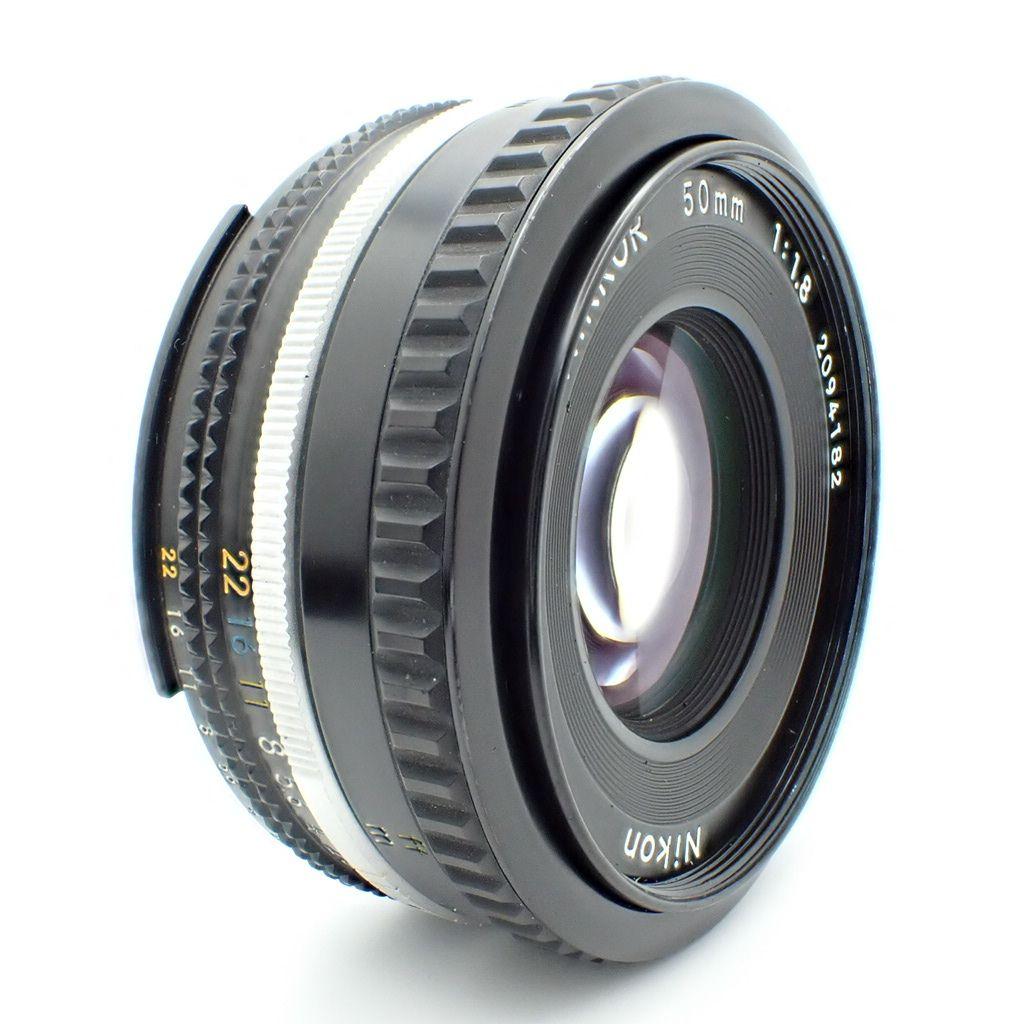 【動作確認済】Nikon Ai-s 50mm f1.8 パンケーキ 純正付属品付