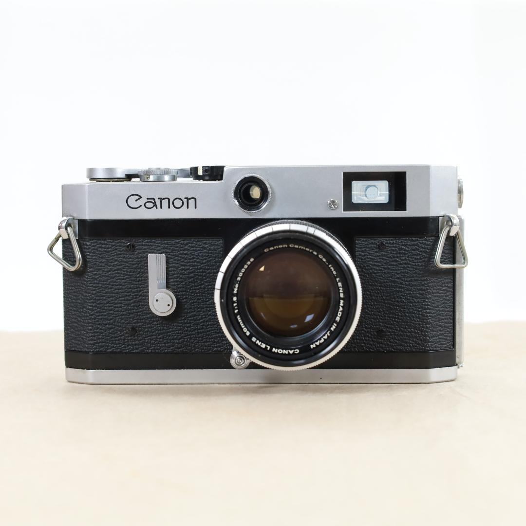 Canon P型 + 50mm F1.8 専用ケース　レンズフィルター・フード付