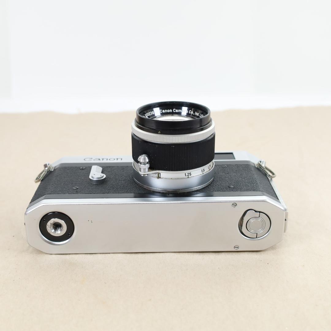 Canon P型 + 50mm F1.8 専用ケース　レンズフィルター・フード付