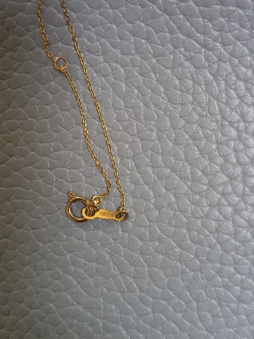 AHKAH　ハート　ネックレス　k18　K18　18金