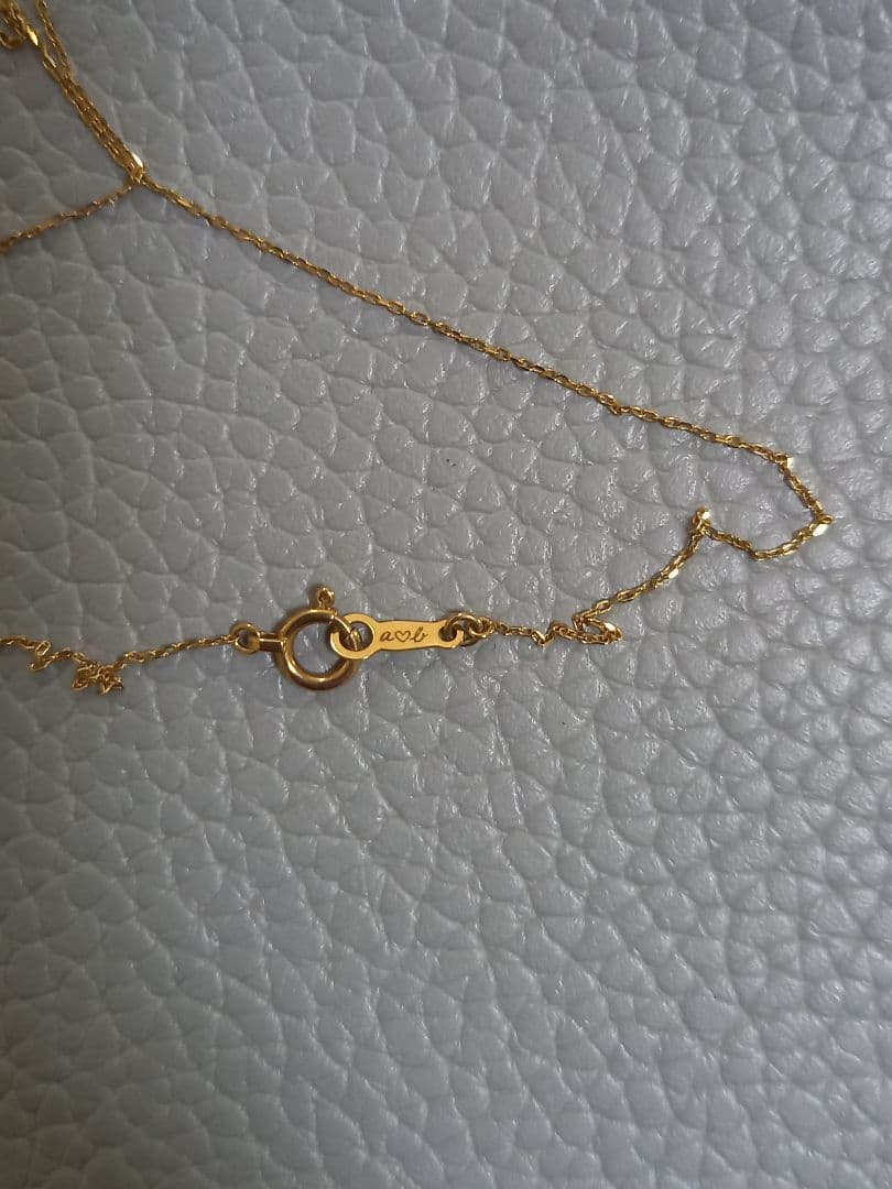 AHKAH　ハート　ネックレス　k18　K18　18金