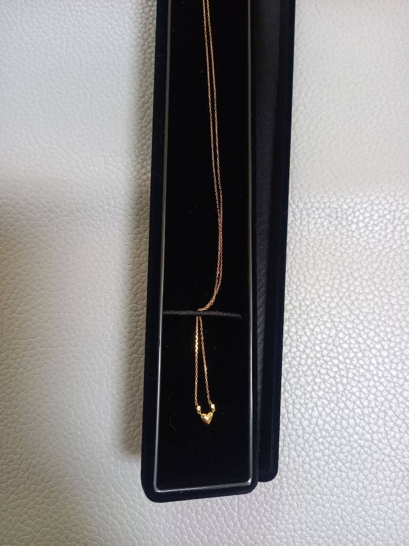 AHKAH　ハート　ネックレス　k18　K18　18金