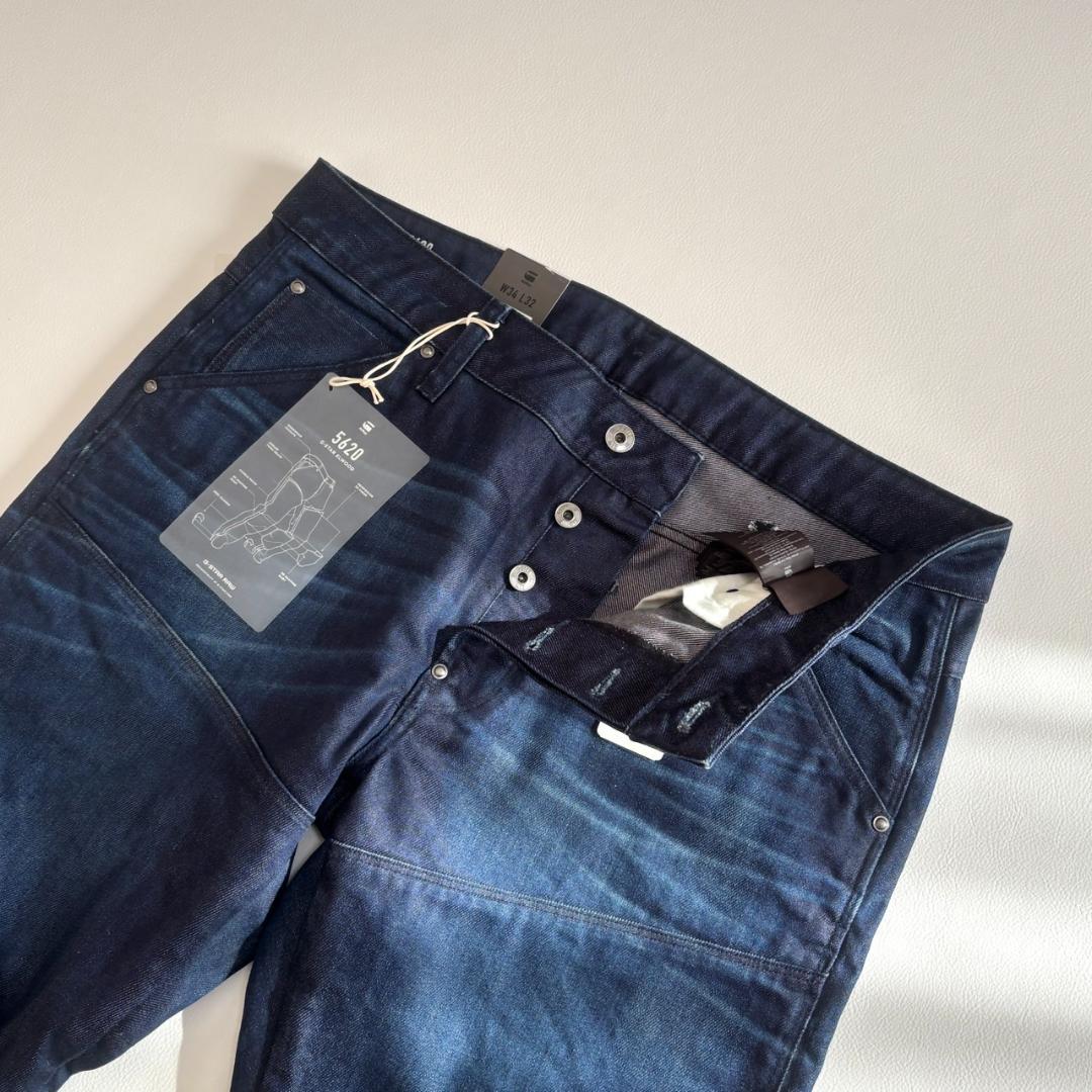 新品 ジースターロゥ デニム 5620 3D SLIM エルウッド XL相当