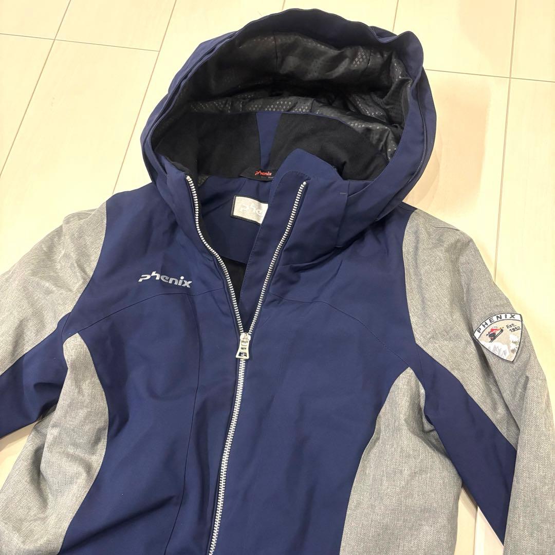 フェニックス レディーススキーウェア上下 ネイビー✖️グレー