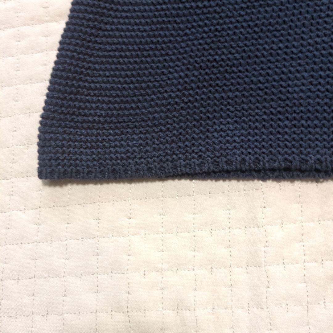 かぐれ　新品タグ付き ダークネイビー ニットベスト 裏編　　フリーサイズ