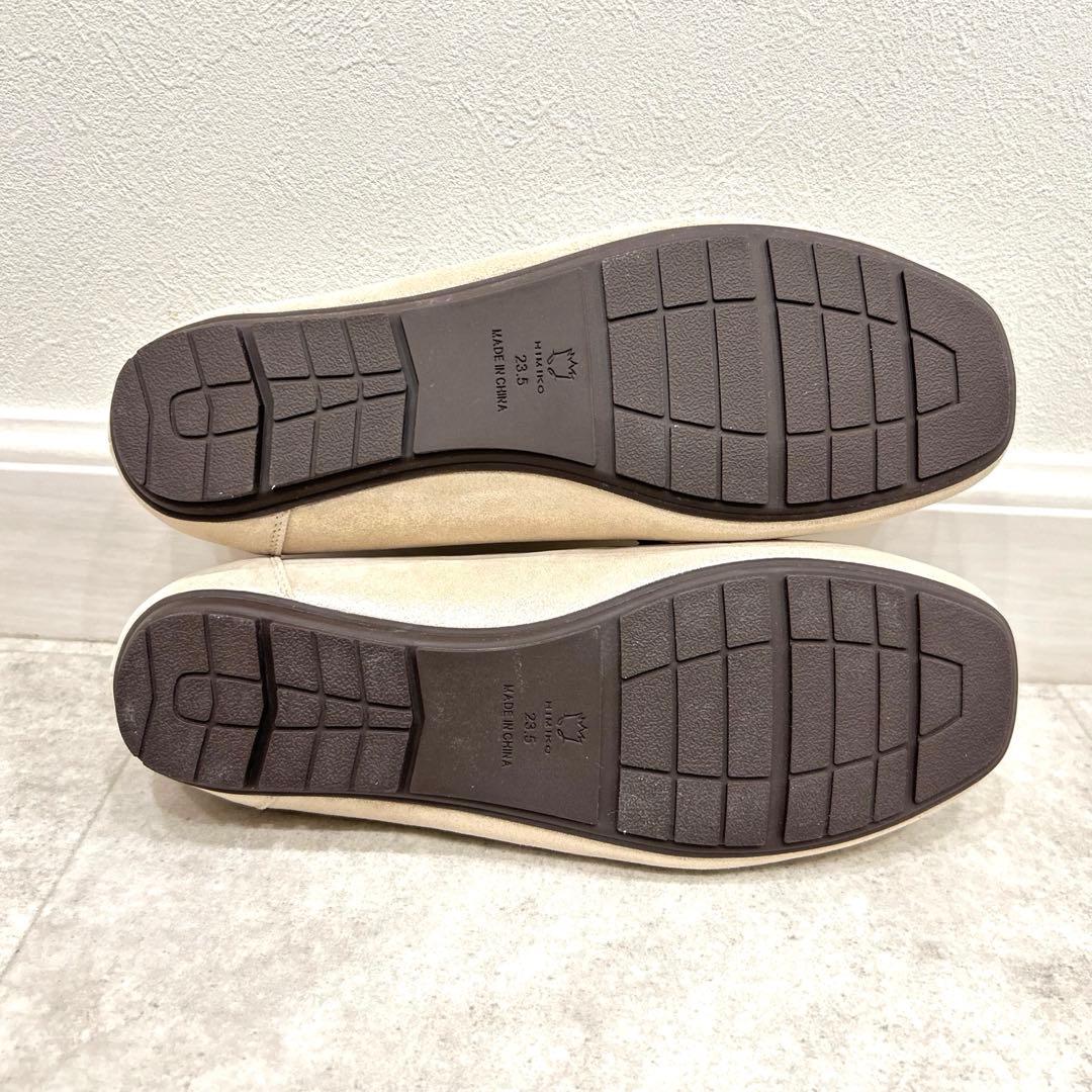 新品 HIMIKO 卑弥呼 本革 ビジュー モカシシ ローファー23.5