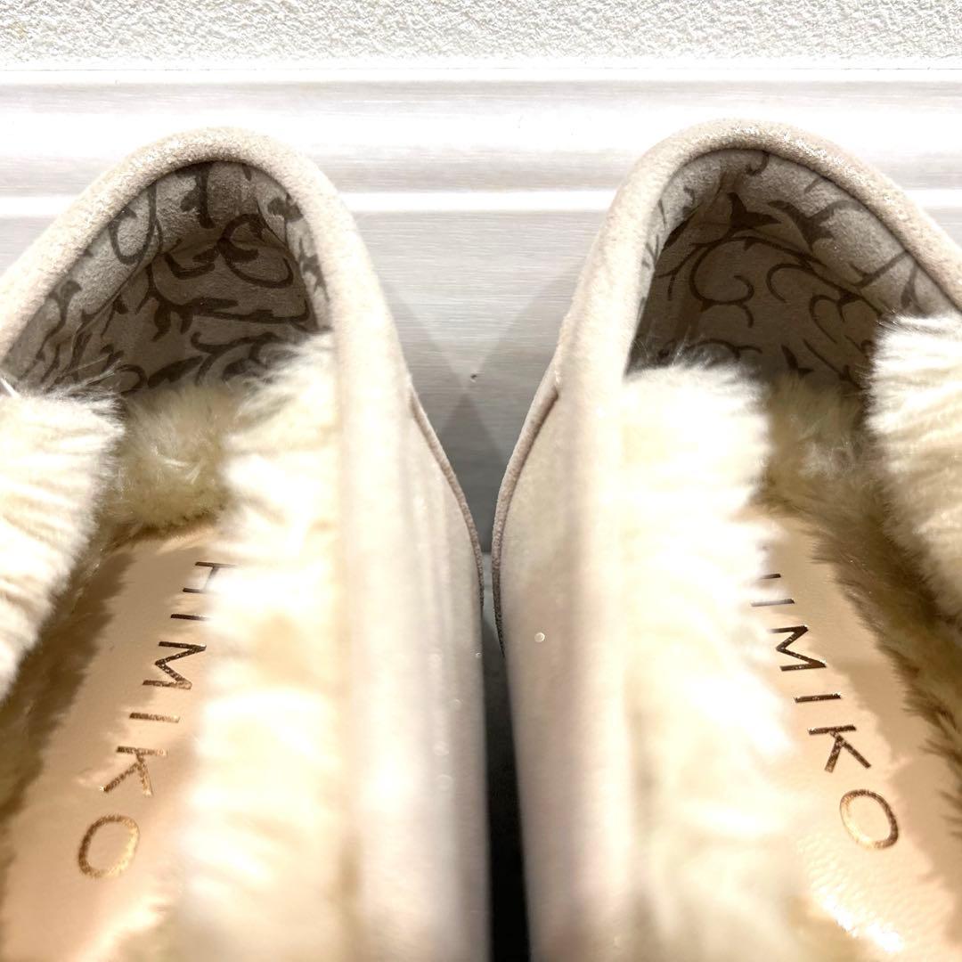 新品 HIMIKO 卑弥呼 本革 ビジュー モカシシ ローファー23.5