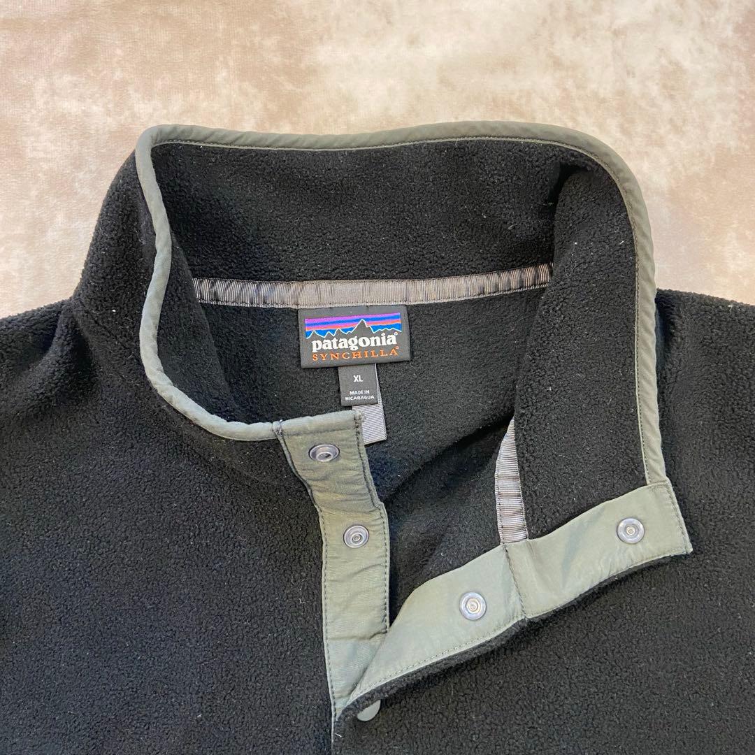 Patagonia スナップT ブラック/グレー L 野村周平着用 2021年製