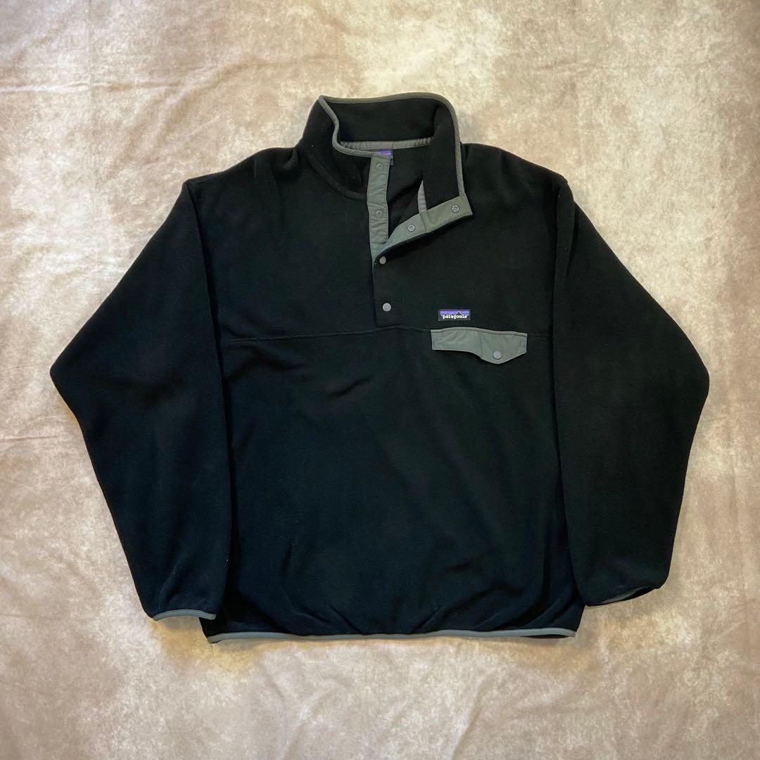 Patagonia スナップT ブラック/グレー L 野村周平着用 2021年製