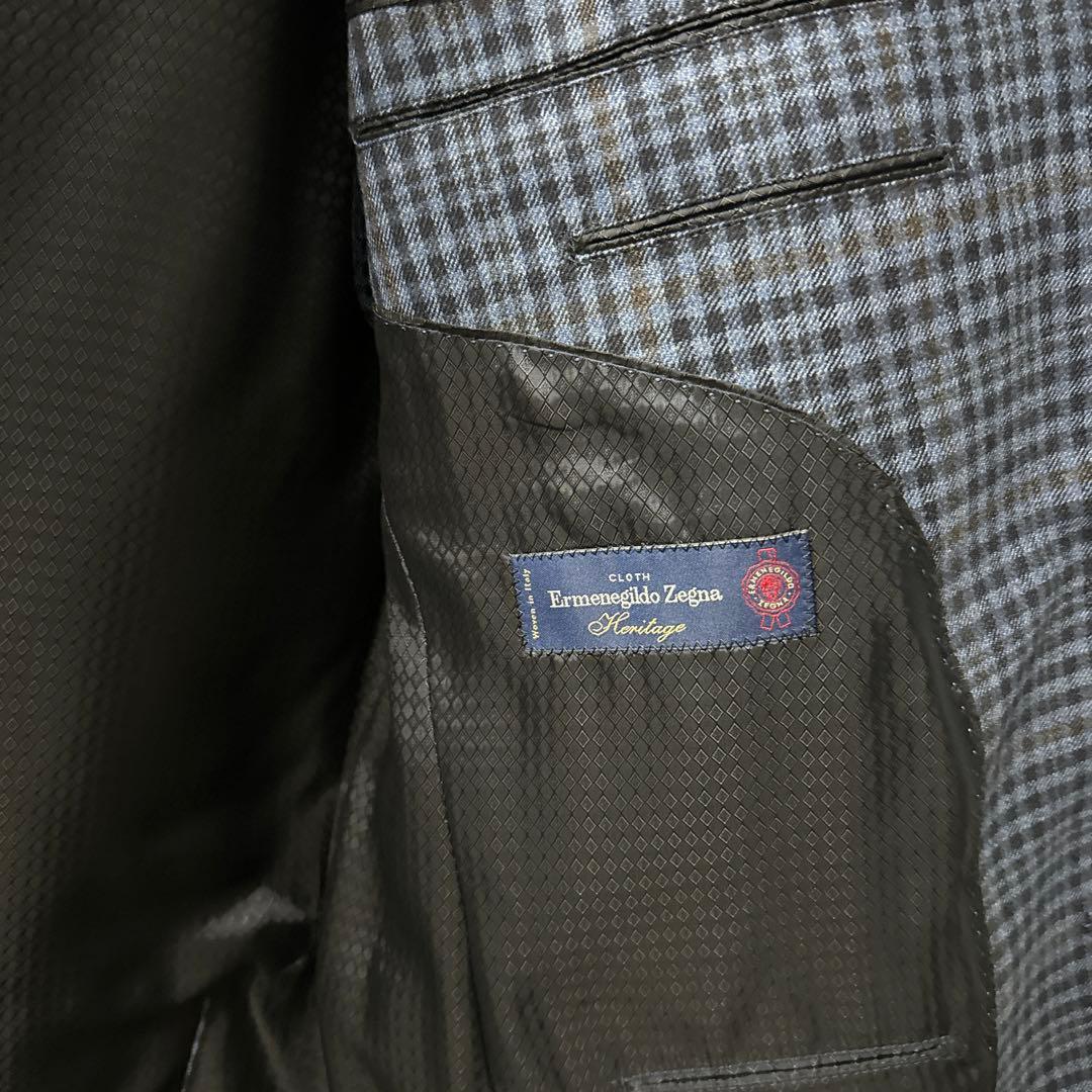 エルメネジルドゼニア　高級生地　ジャケット　ネイビー