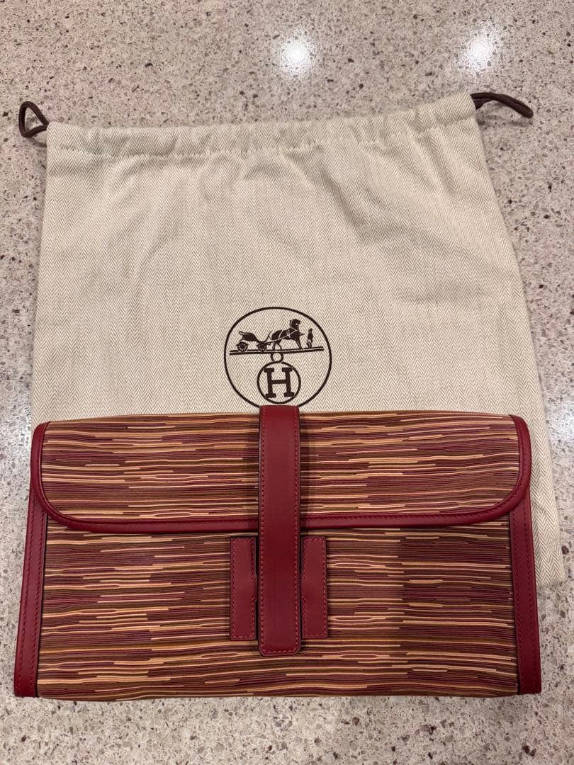 HERMES エルメス ジジェエラン セカンドバッグ クラッチバッグ