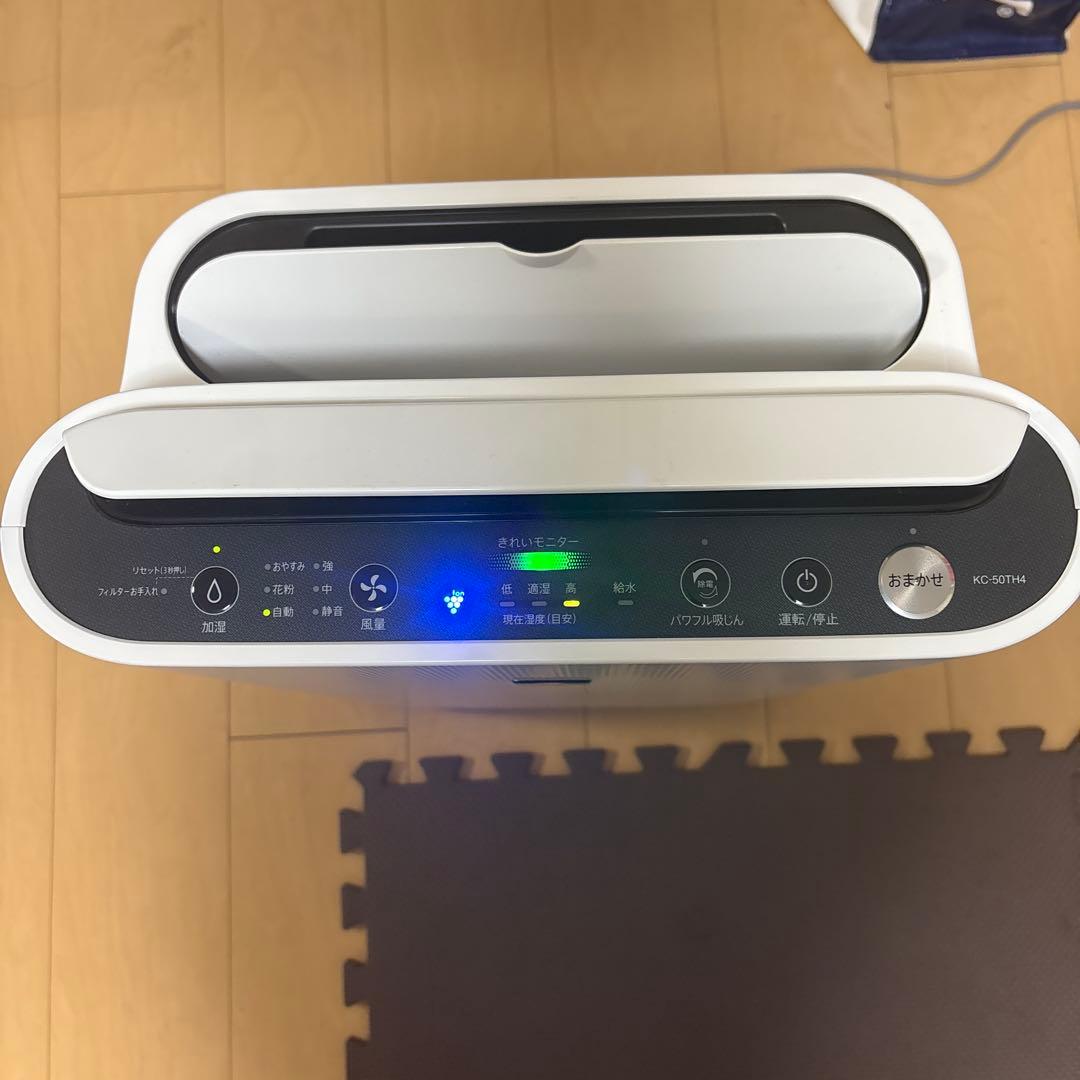 シャープ　加湿空気清浄機　KC-50TH4-W　プラズマクラスター