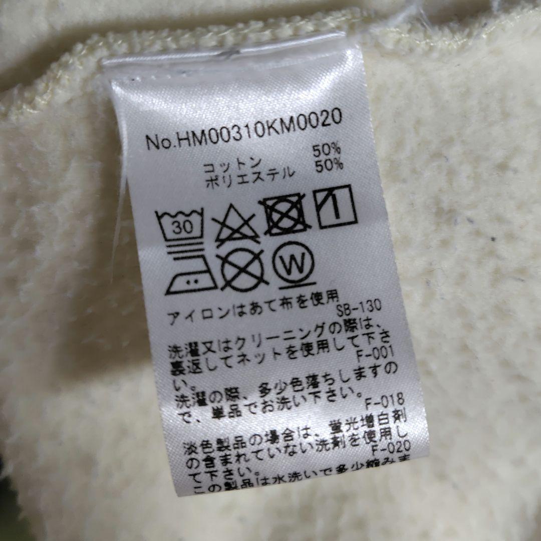 極美品　現行　XL　メゾンキツネ　ビッグロゴ　刺繍　スウェット　ビッグシルエット