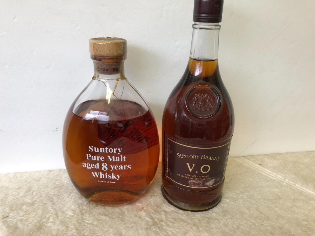 【古酒２本セット】 サントリー ピュアモルトウイスキー 8年 　サントリーVO