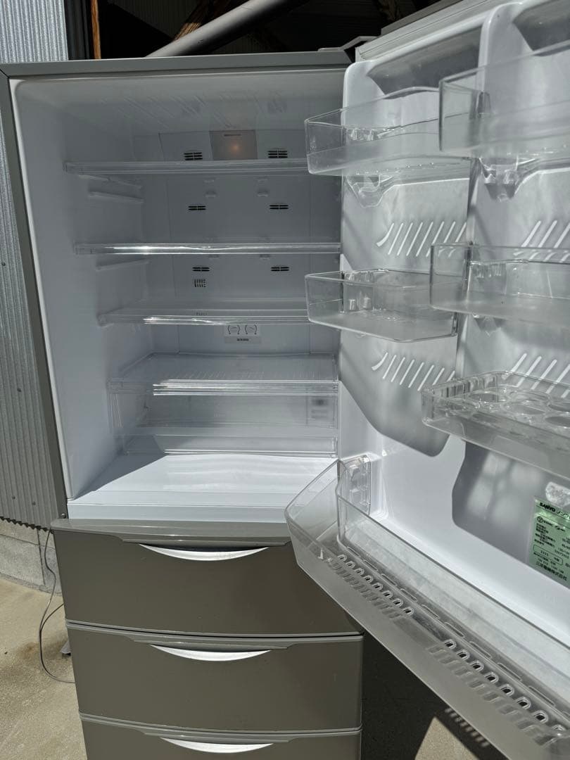 SANYO サンヨー 冷蔵庫 冷凍庫 動作品 大容量 357L 製氷 家庭用