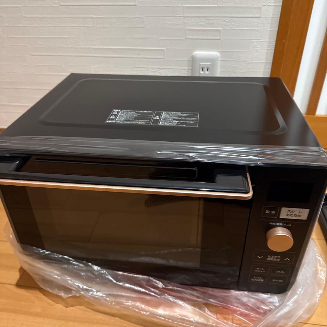 [山善] 電子レンジ オーブンレンジ 18L フラットテーブル トースト