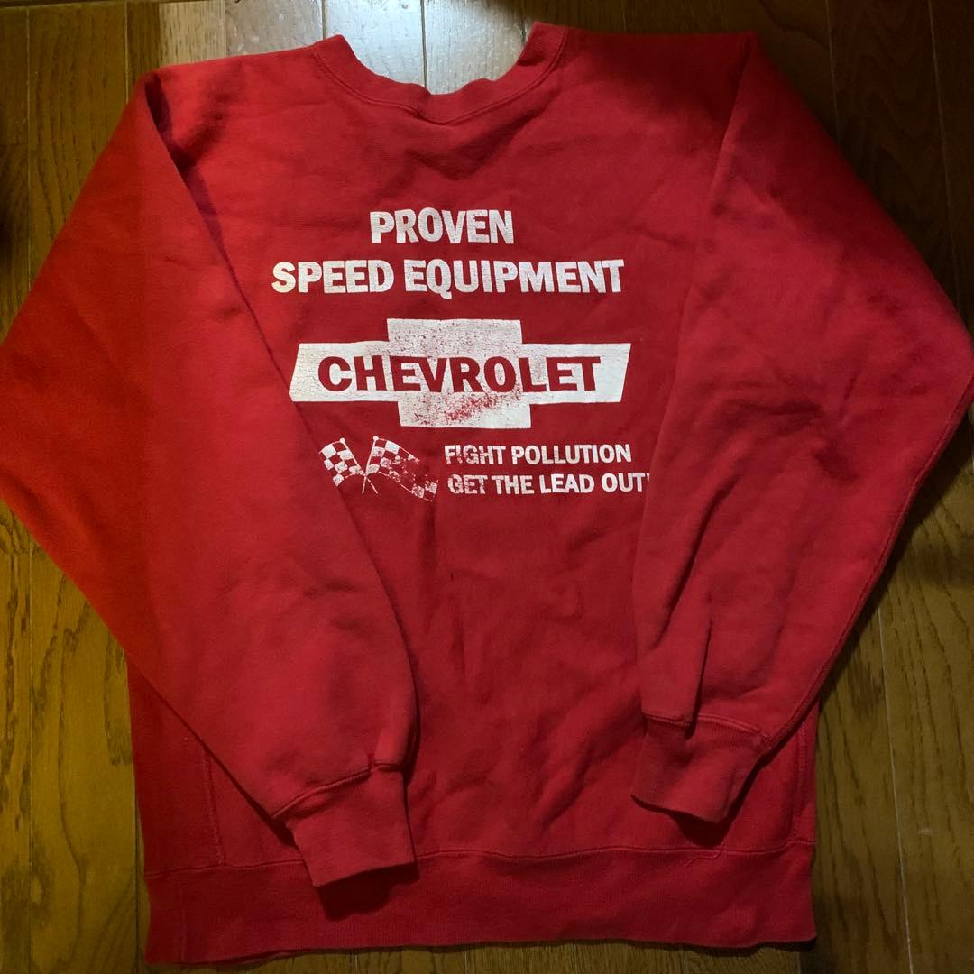 激レア！CHEVROLETコラボ　90sリバースウィーブ　バックプリント　XL