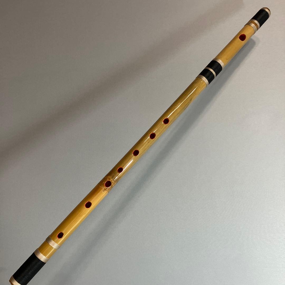 【篠笛一本調子 F管】CMR1-27 唄物　ドレミ調　天地糸巻 　西洋音階 竹笛