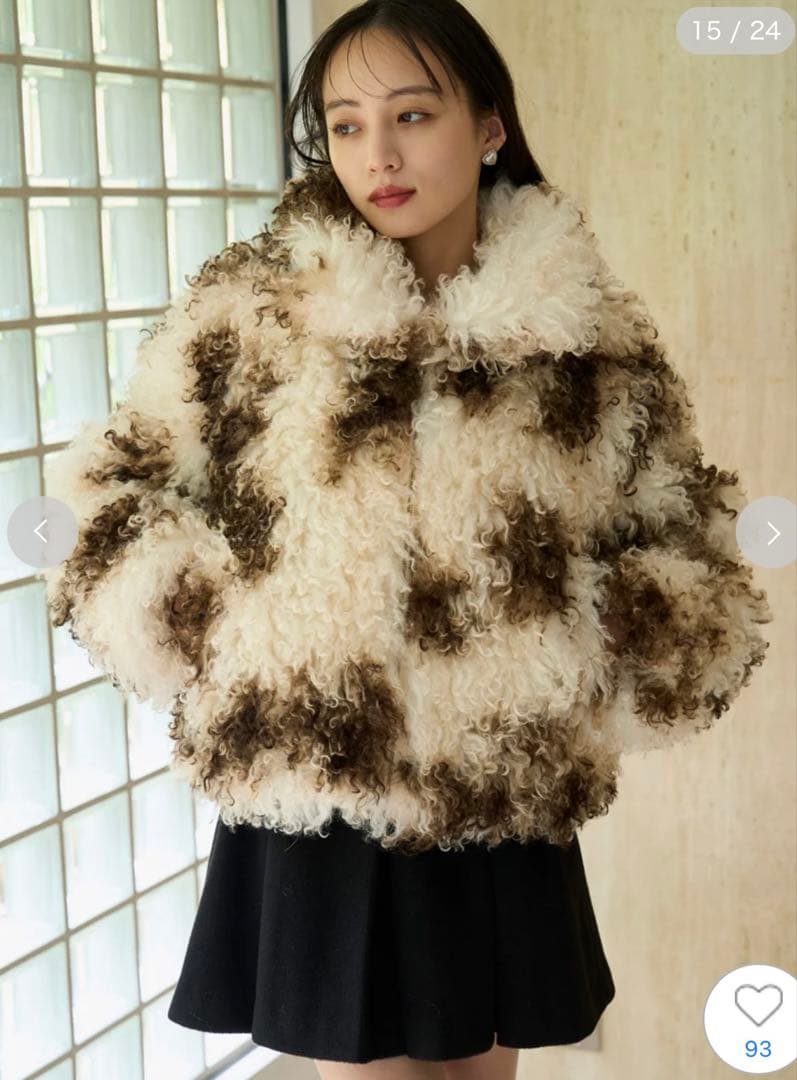 SNIDEL スナイデル　ショートファーコート