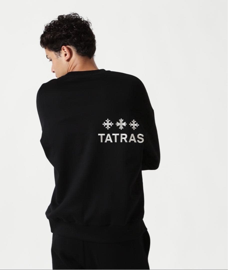TATRAS ブラック スウェット トレーナー